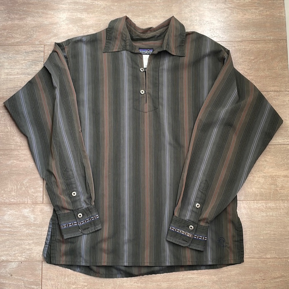 Patagonia Men’s Rhythm Long Sleeve Shirt. Boho Style